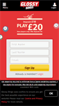 Mobile Screenshot of glossybingo.com